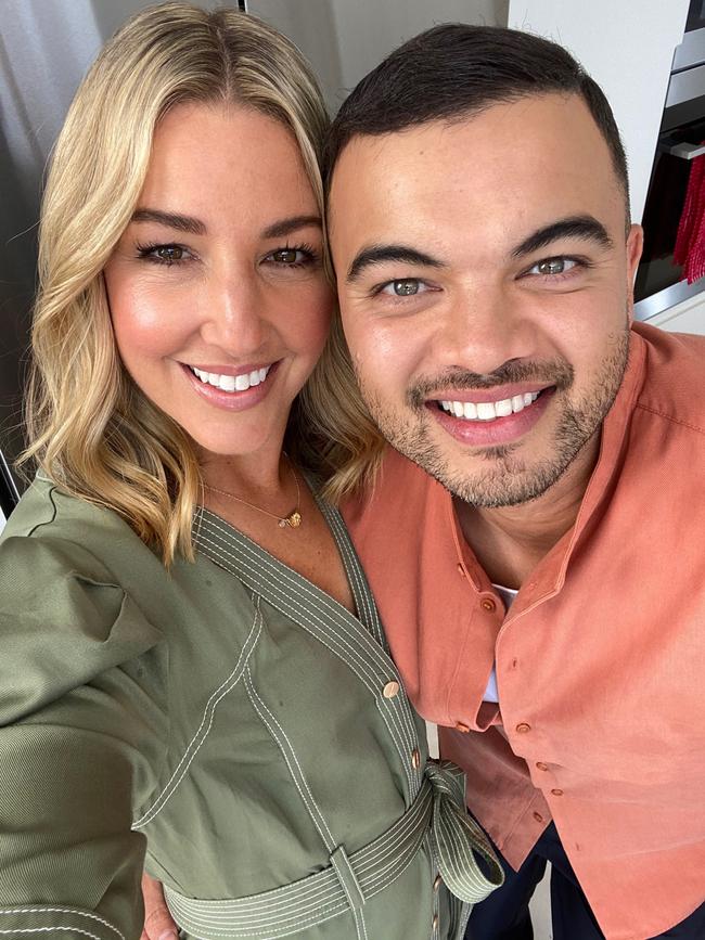 Guy Sebastian and his wife Jules.