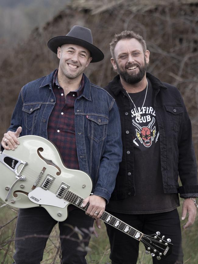 Musical duo The Wolfe Brothers. Picture: supplied