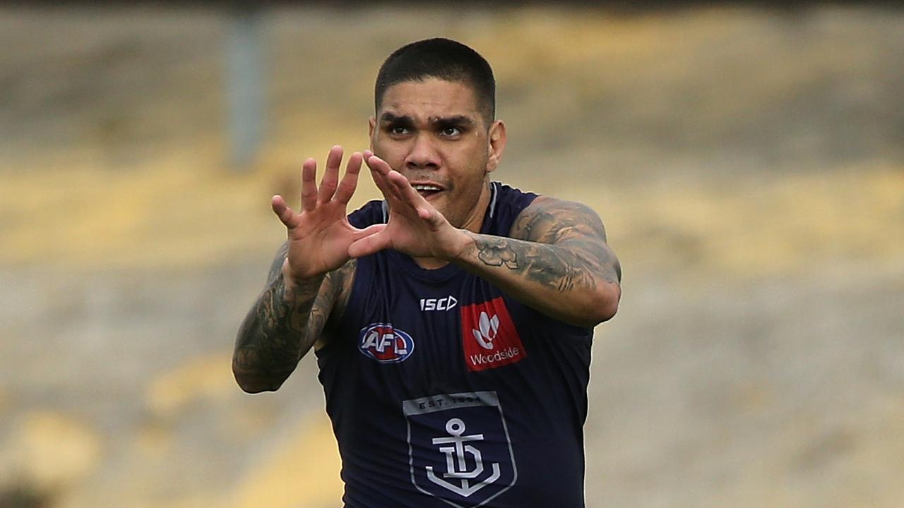 Fremantle has played down an injury to star Michael Walters. Picture: Paul Kane