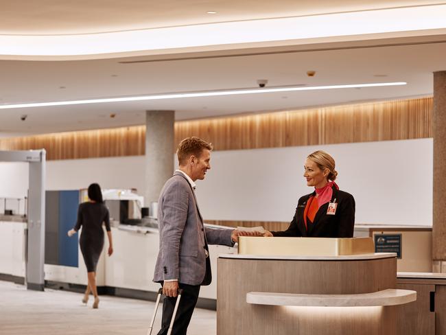 Qantas Premium Lounge Entry Brisbane. Image Supplied escape 13 June 2021 doc holiday