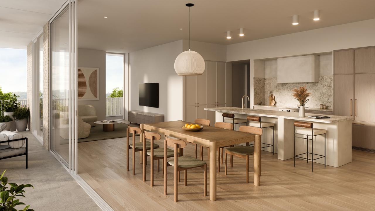 Artist impression of one of the kitchens. Picture: SMFA Architects