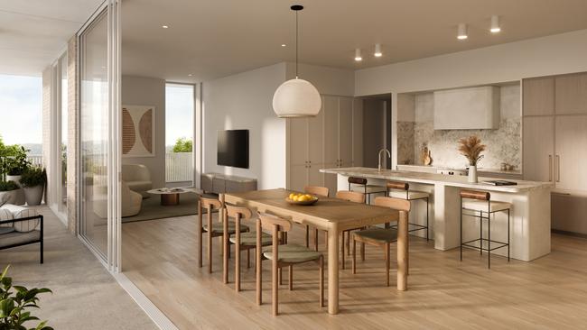 Artist impression of one of the kitchens. Picture: SMFA Architects