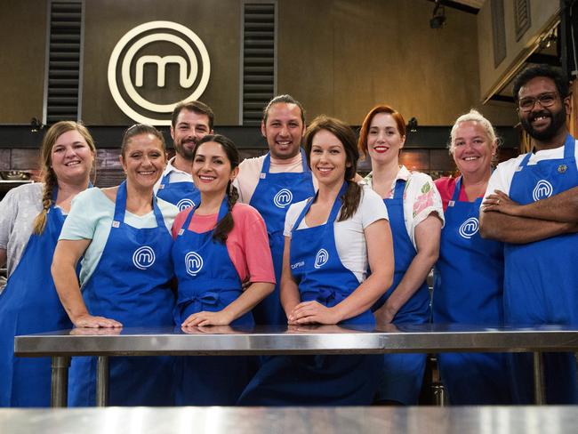 MasterChef Australia — Loki (far right) was part of the losing blue team on Wednesday night. Picture: Channel 10