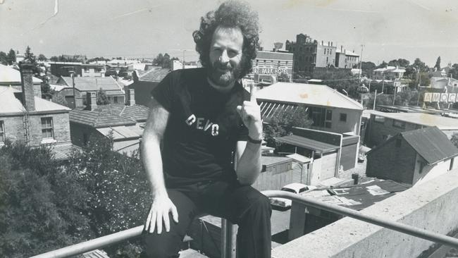 Australian music entrepreneur and Mushroom Group founder Michael Gudinski, pictured in 1981, in 'Ego: The Michael Gudinski Story',