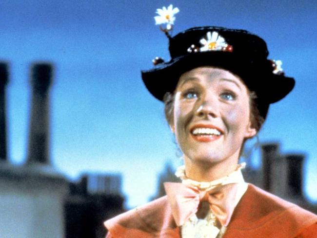 Julie Andrews as Mary Poppins