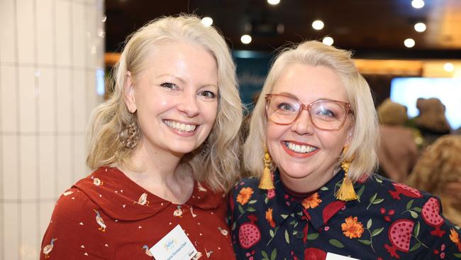 Simone Gorman Clark and Amanda Gorman at the Gold Coast Australian of the Year Awards 2024 at Skypoint Q1 for Gold Coast at Large. Picture, Portia Large.