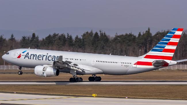 The girl was allegedly sexually abused on an American Airlines flight from Dallas-Fort Worth, Texas, to Portland, Oregon. Picture: Oliver Holzbauer