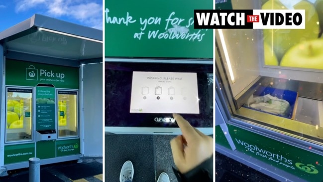 Woolworths trialling contactless pick up lockers