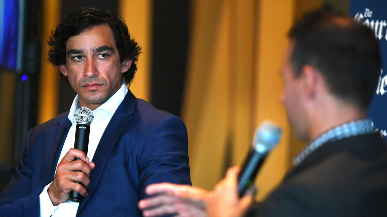 Rugby league legend Johnathan Thurston has made a big call regarding his potential political future. (AAP image, John Gass)
