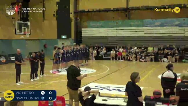 Replay: Vic Metro v NSW Country (U18 Men)—Basketball Australia Under-18 National Championships and Junior Wheelchair Championships Day 1