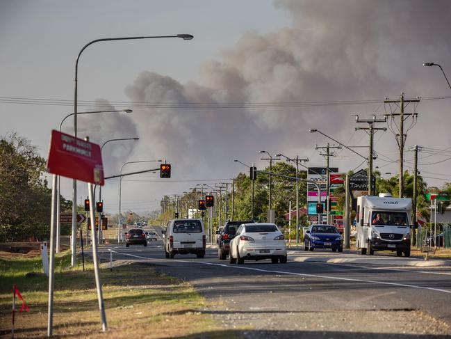 New fires breaking out north of Rockhampton.