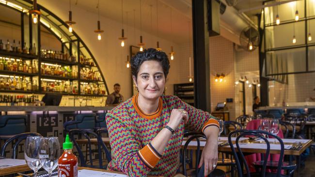 Anthea Lucas Bosha dining at Chin Chin. Picture: Wayne Taylor