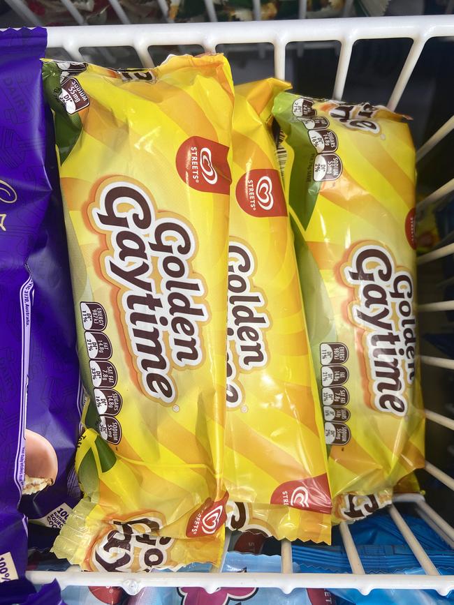 Golden Gaytime ice-creams. Picture: NCA NewsWire / Daniel Pockett