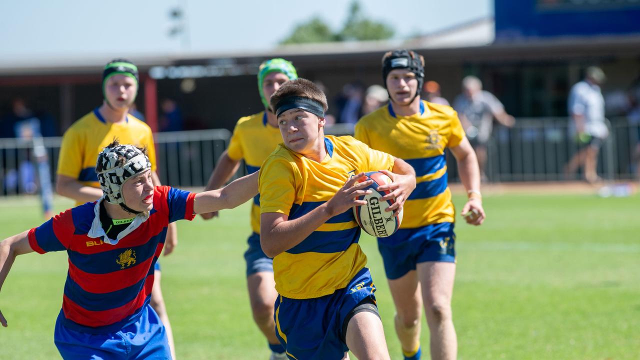 Downlands 14A vs TGS 14A. 2024 O'Callaghan Cup day at Downlands College. Photo by Nev Madsen