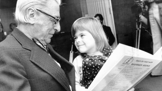 American author Theodor Seuss Geisel, aka Dr. Seuss, in 1976.