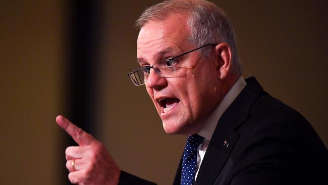 Mr Morrison says the ‘biggest challenge’ facing the government is skills shortages. Picture: AFP