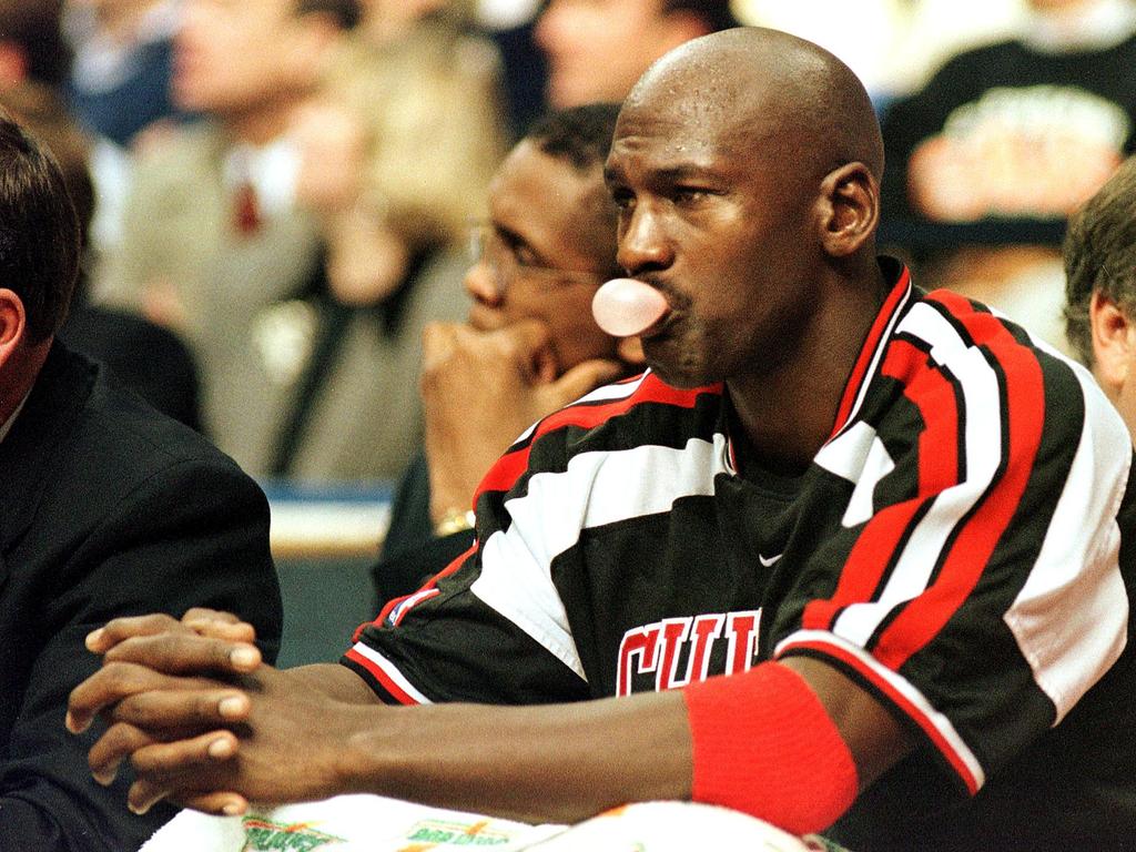 Chicago Bulls guard Michael Jordan. (Photo by KIMBERLY BARTH / AFP)