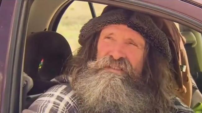 Peter Miller was approached by police in their search to identify a body found in Ross Lagoon. Picture: 7NEWS