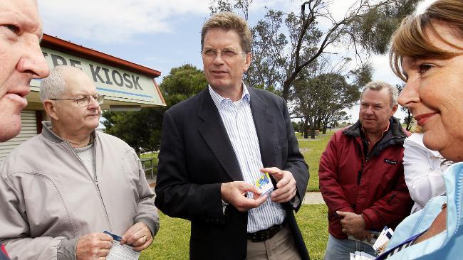 Opposition leader Ted Baillieu needs to take 13 seats from Labor to win government in Victoria. Picture: Paul Loughnan