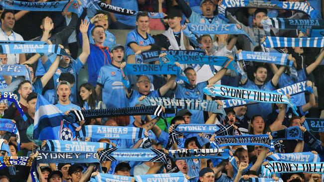 The Cove will be cheering at Jubilee Stadium with Allianz Stadium unavailable this season. Picture: Mark Evans