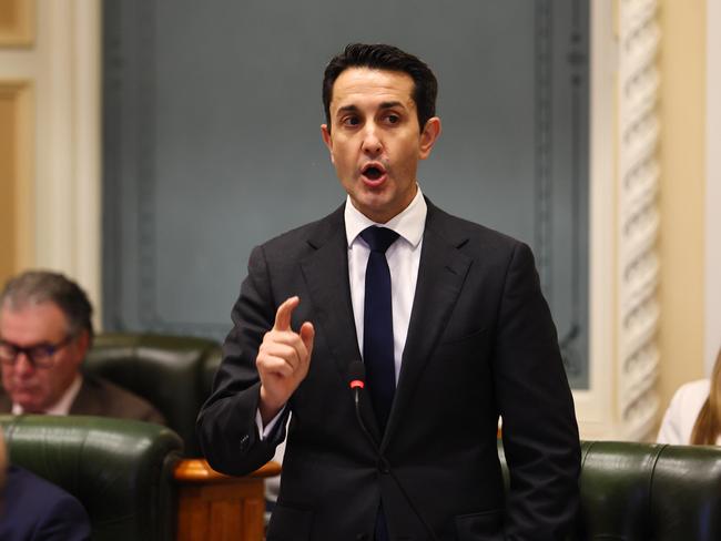 Premier David Crisafulli has vowed Flanigan’s death will be investigated. Picture: NewsWire/Tertius Pickard