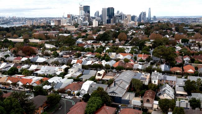 The major housing markets of Sydney and Melbourne were even falling before the RBA started lifting rates. Picture: Getty Images