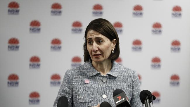 Iron will.... NSW Premier Gladys Berejiklian.