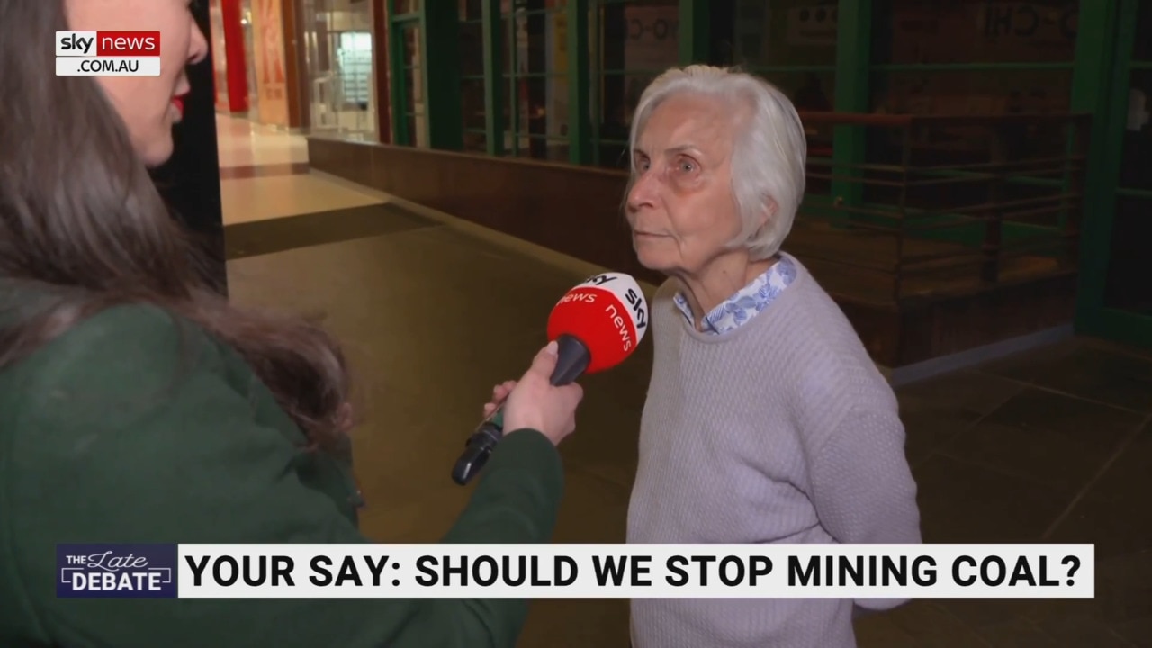 Sky News hosts ask residents if Australia should ‘stop mining coal’