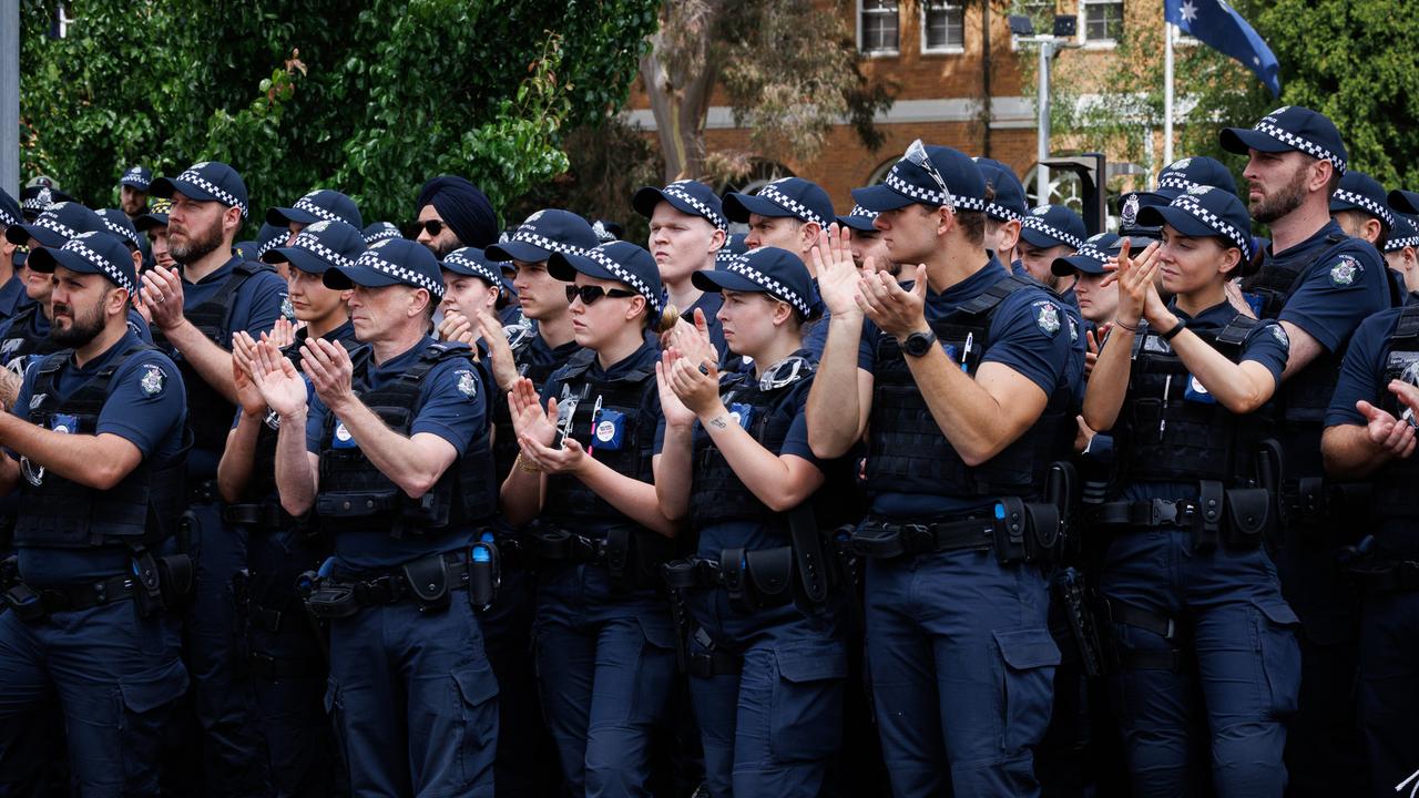 Thursday marks the first time in 25 years the Victorian Police have pursued industrial action.Picture: NewsWire / Nadir Kinani