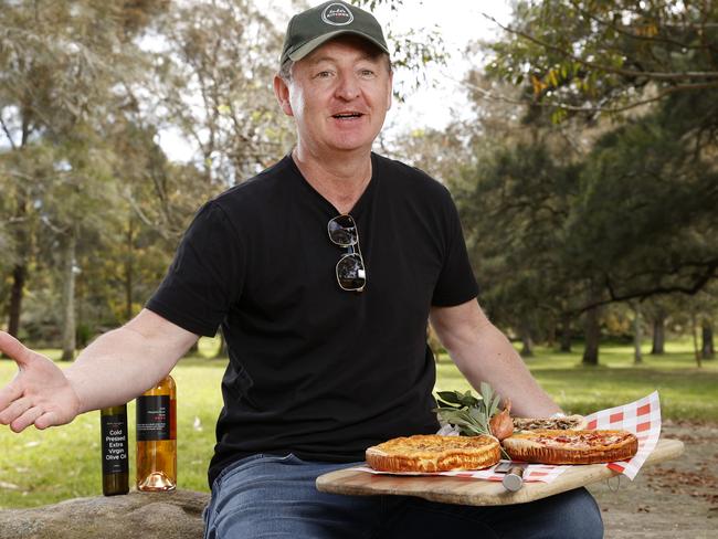 Luke Mangan has put together delicious quiches for customers. Picture: Jonathan Ng