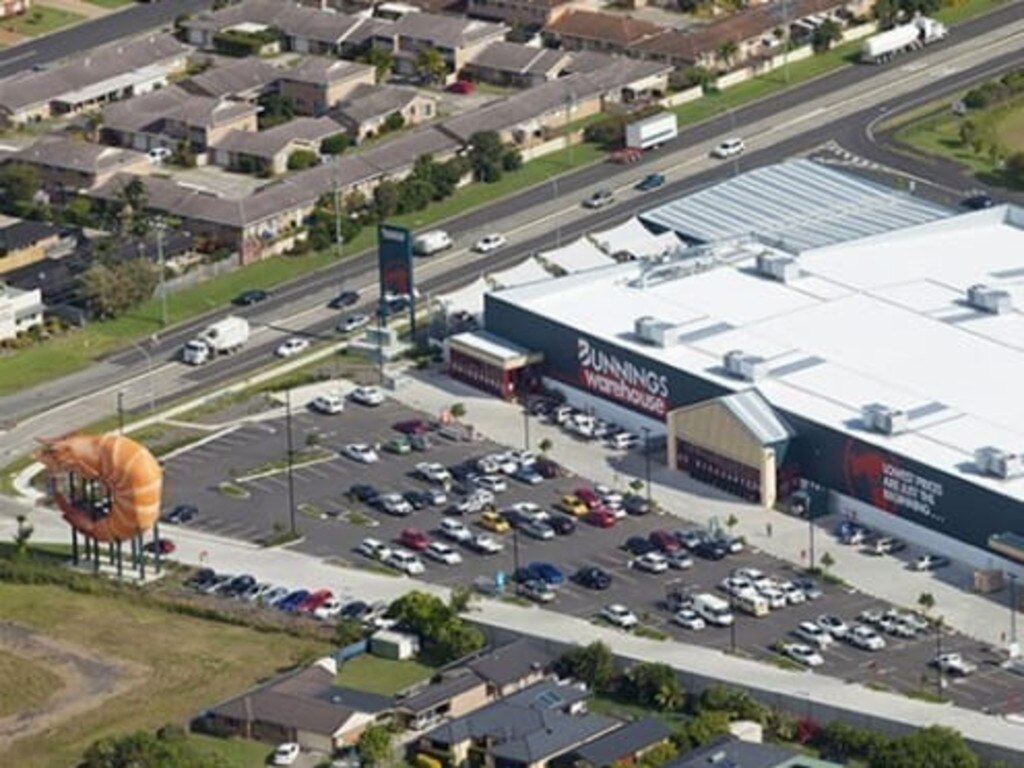 BEFORE: Bunnings in Ballina before the floods. SOURCE: Urban.com