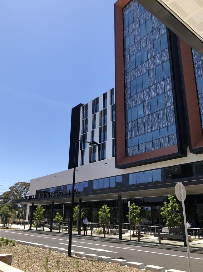 Exterior of Northern Beaches Hospital in Frenchs Forest. Picture: Julie Cross.