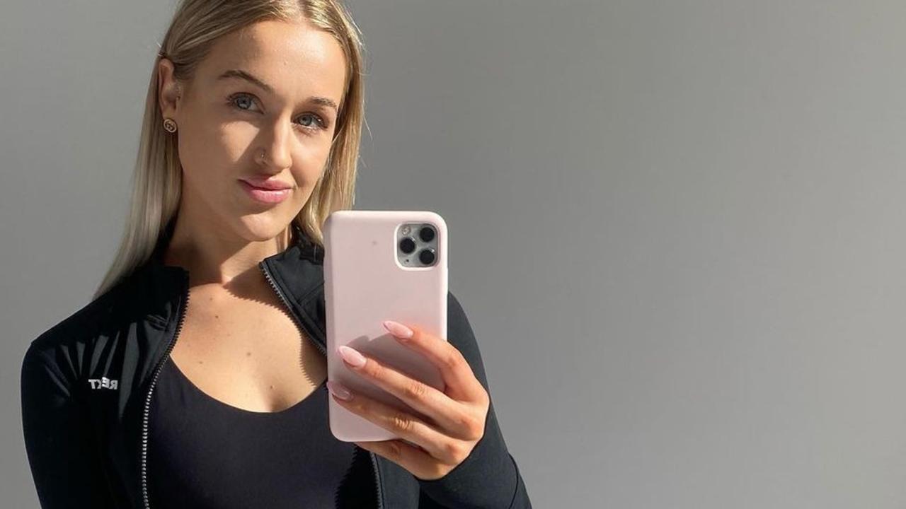 Kayla Thomas founded Reakt Apparel, a Melbourne-based activewear brand. Picture: Instagram