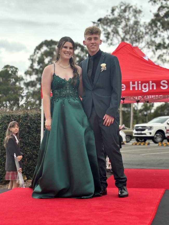 The students of Urangan State High School celebrating their formal.