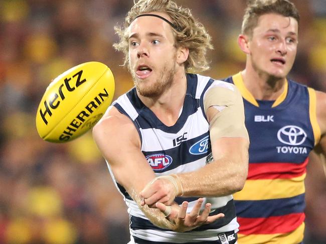 Cam Guthrie had a very good night at Adelaide Oval.