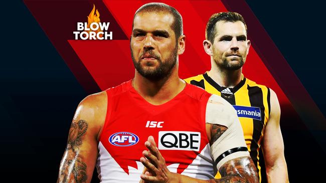 Lance Franklin's Sydney Swans and Luke Hodge's Hawthorn both face big Round 2 games.