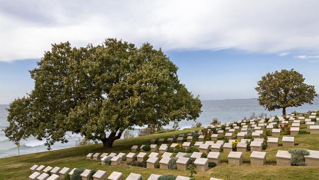 Australian soldiers buried at the Anzac Cove in Gallipoli, Turkey.