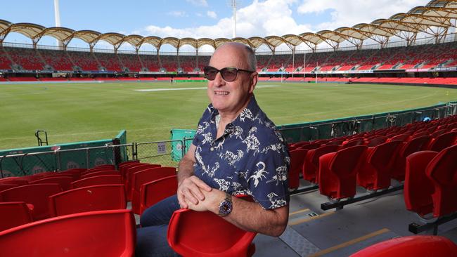 Will Gold Coast Suns chairman Tony Cochrane take up the offer to watch his team play in Hobart next weekend? Picture: Glenn Hampson