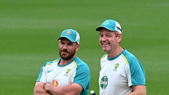 Finch’s retirement will help ease pressure on coach Andrew McDonald. Picture: AFP.