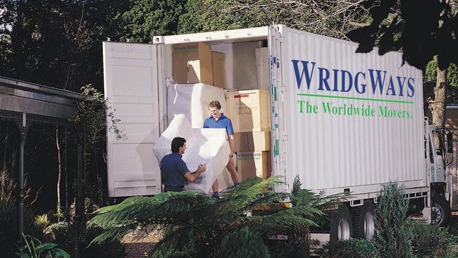 The 128-year-old WridgWays removal business has offices in Melbourne, Sydney, Adelaide, Perth and Brisbane and employs about 200 people across the country.