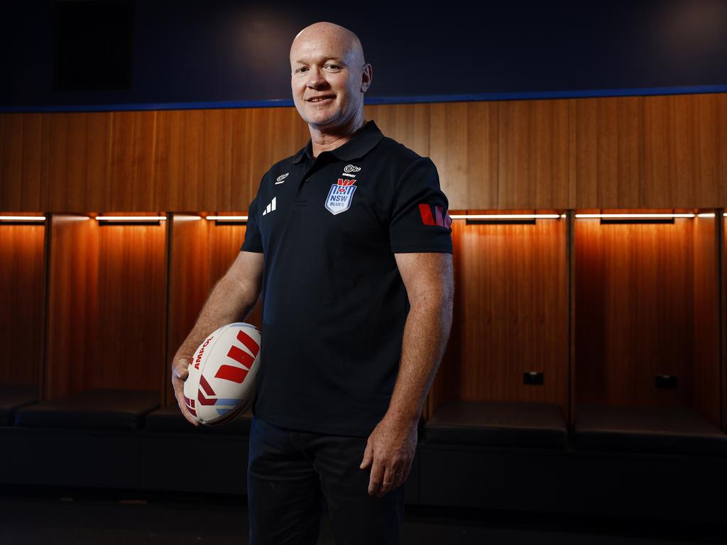 NSW coach John Strange. Picture: Richard Dobson