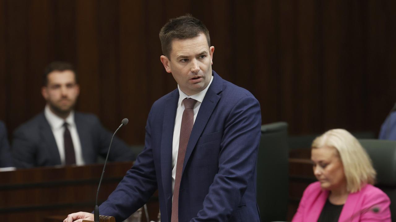 Labor leader Dean Winter. Tasmanian Premier Jeremy Rockliff faces a no-confidence motion. Picture: Nikki Davis-Jones