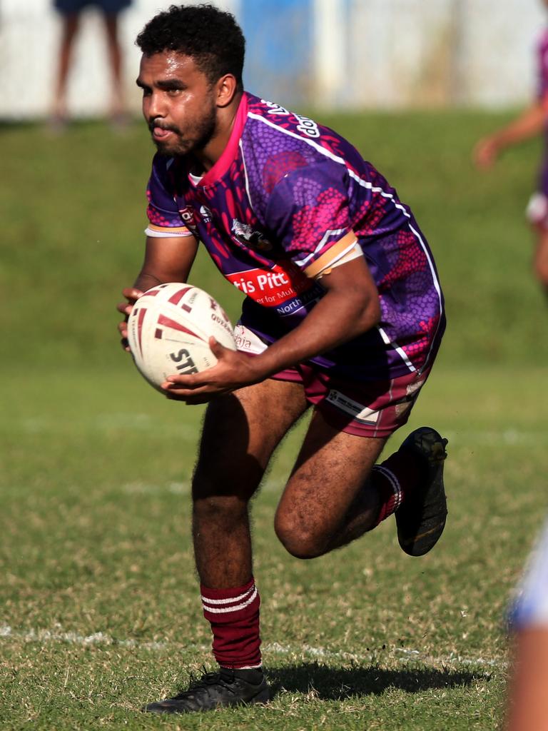 Yarrabah's Ammiel Harris. PICTURE: STEWART MCLEAN