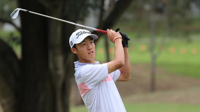 Queensland golfer Manato Nakatani. Picture – Facebook/ Golf Australia.