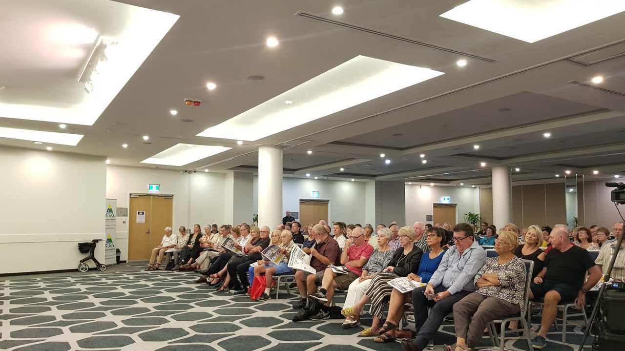 CROWD: Punters have piled into Maroochy RSL for the Division 4 election forum. Picture: Scott Sawyer