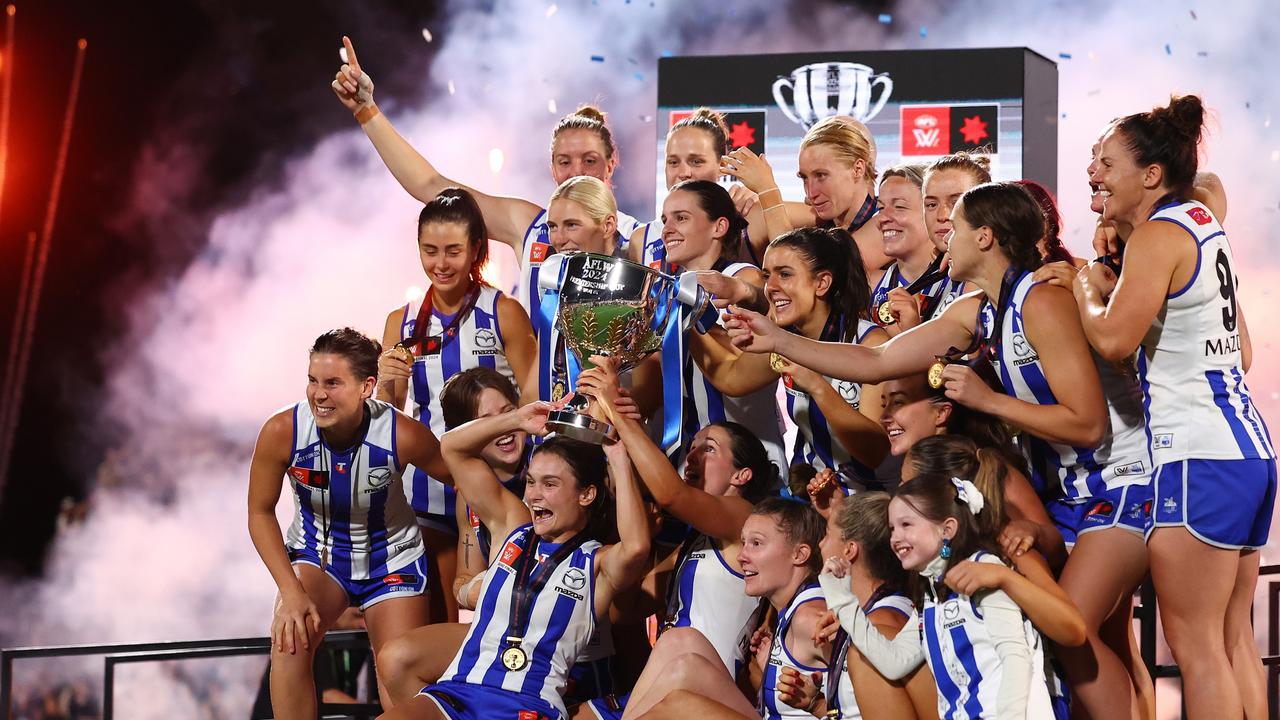 The AFLW season will begin on August 14. Picture: Morgan Hancock/AFL Photos/via Getty Images