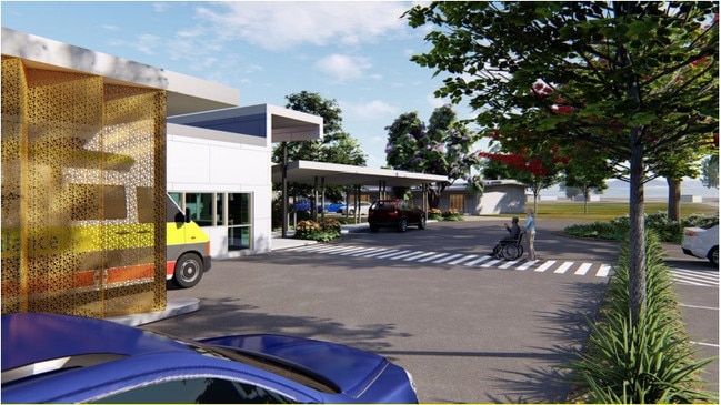 Design plans for the new $31.5 million Sarina Hospital along Brewers Road, Sarina. Picture: Contributed