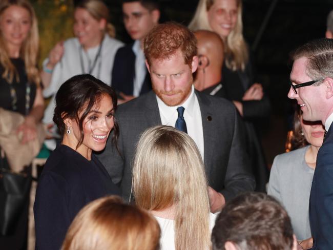 Prince Harry, Duke of Sussex and Meghan, Duchess of Sussex attends a reception before the opening ceremony of the 2018 Invictus Games. Picture: Ian Vogler/Getty Images