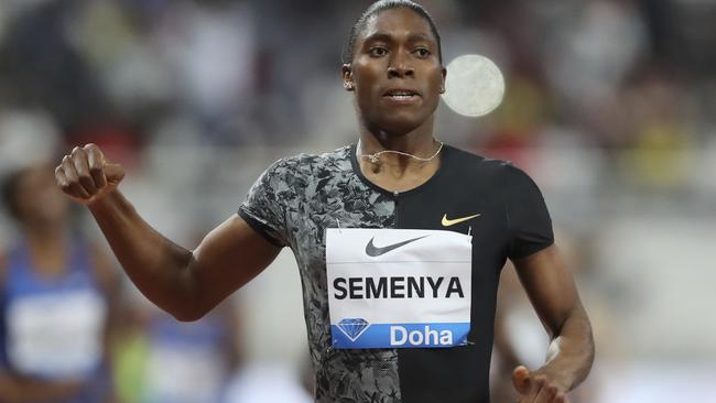 Caster Semenya set a Doha meet record with her 800m win.