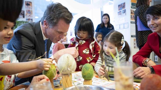 Premier Chris Minns’ government has promised to build 100 new public preschools at a cost of $770 million. Picture: NCA Newswire/Monique Harmer